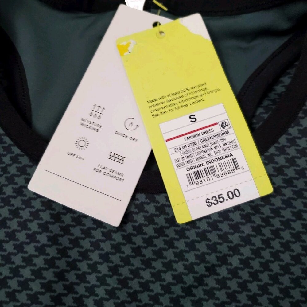All In Motion Women's UPF 50+ Active Dress Green Size S Moisture Wicking - Picture 12 of 16